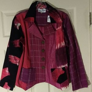 Wild thing wild woman blazer. Pink